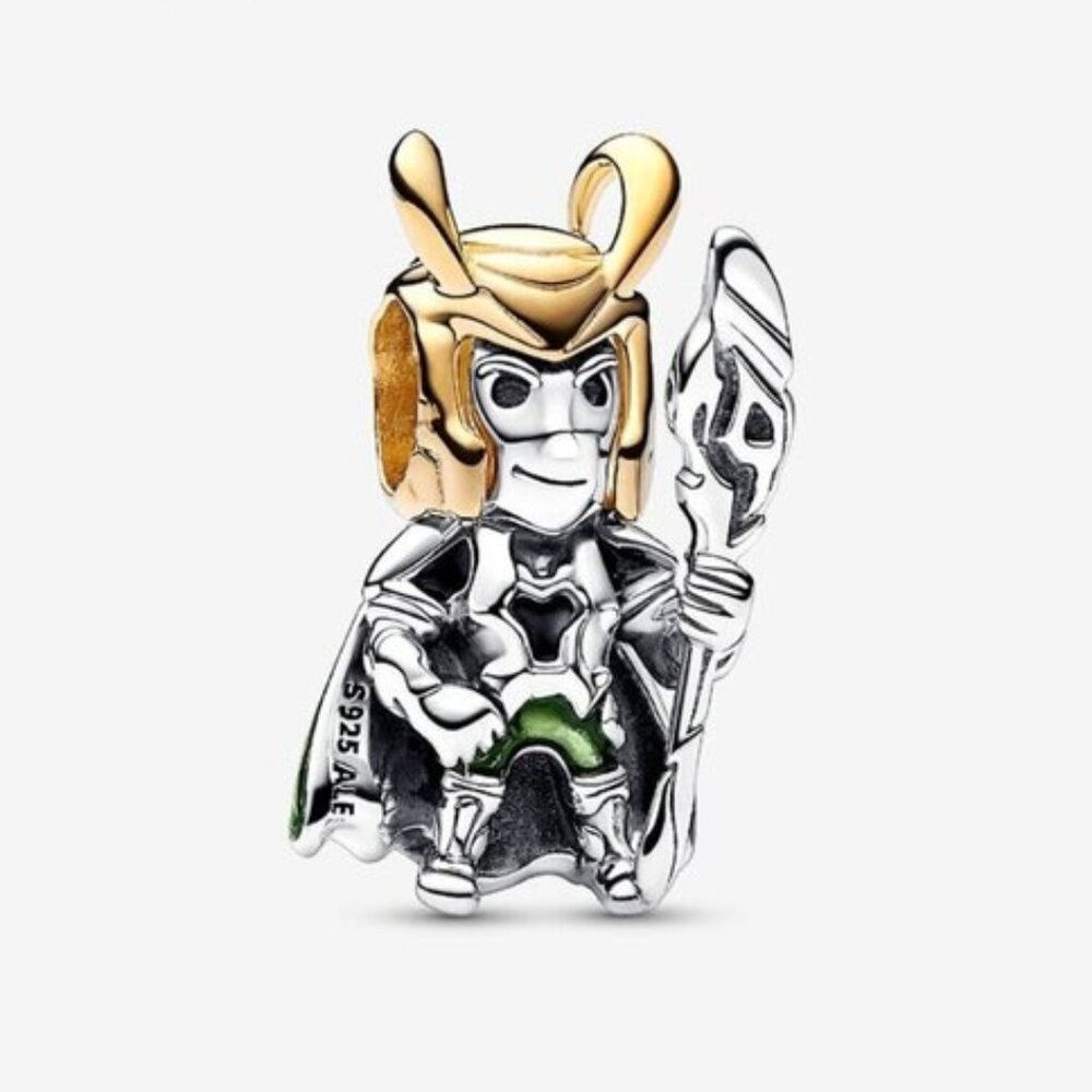 Pandora Marvel Loki Charm|Pendant|Two-tone